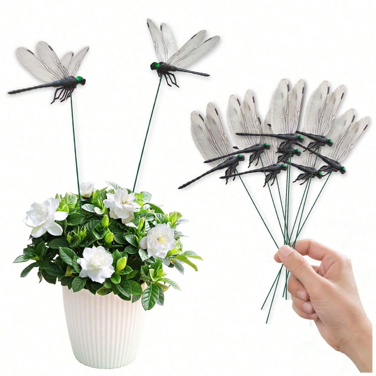 3D Printing Vase - 10 Pcs Dragonfly Decorative S, Lifelike