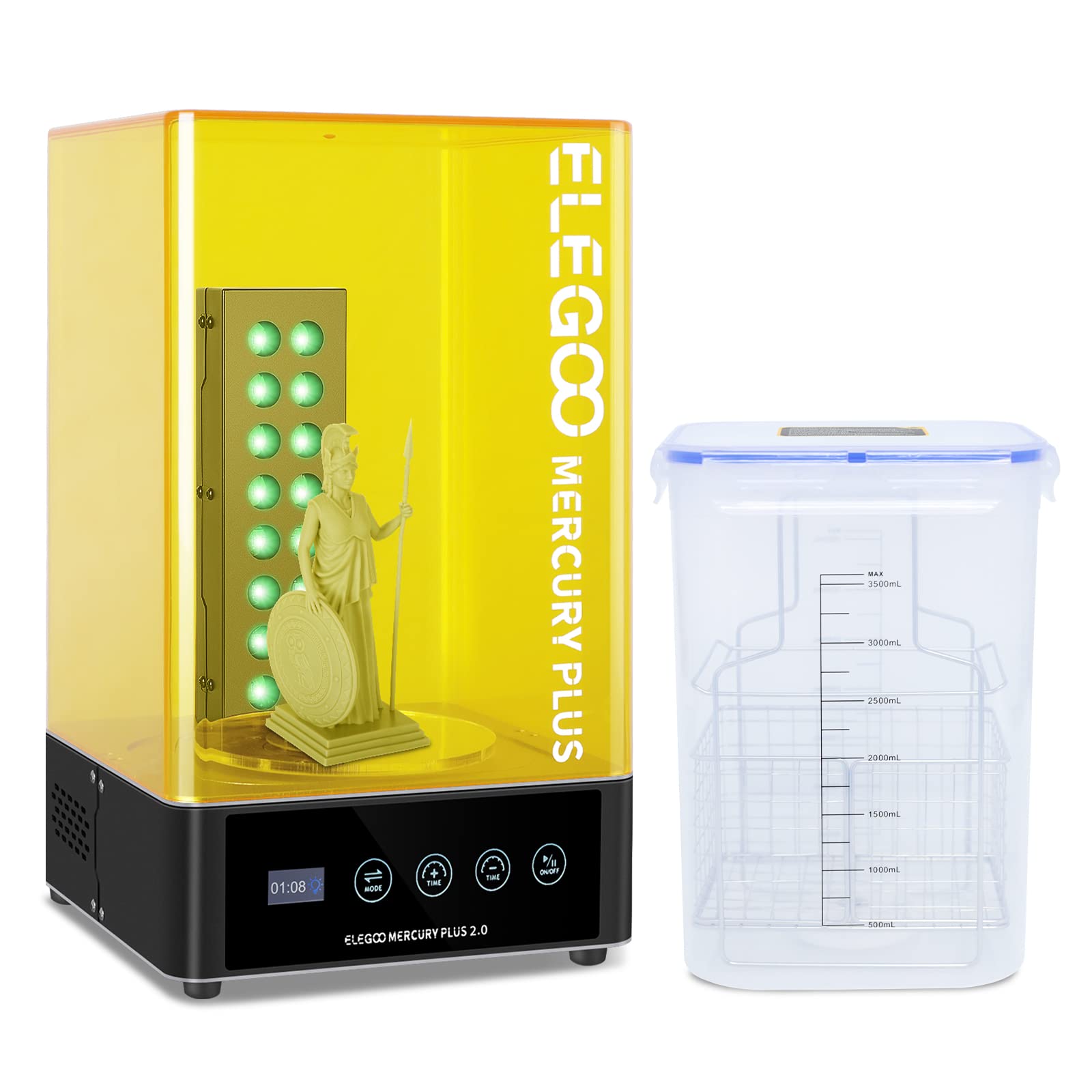3D Printing Sla - ELEGOO Plus 2.0 Wash and Cure