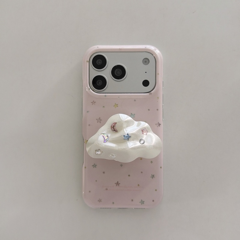 3D Printing Housing - Cute Pink Star Print Phone Case