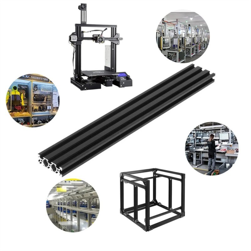 1Pcs Black Aluminum Profile 20 - V Slot Aluminum Extrusion 评论和价格