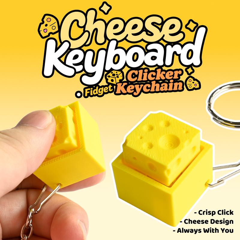3D Printed Cheesy Key Fidget C - 3D Printing Idea 评论和价格