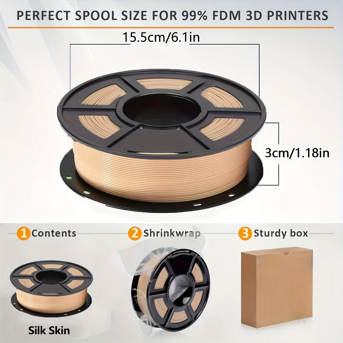 Skin Color PLA Filament 1.75Mm - 3D Printing Labubu 评论和价格