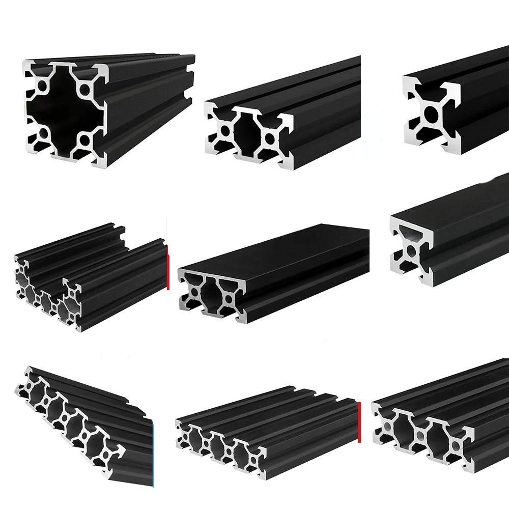 1PCS Black 4040 Double Slot V- - V Slot Aluminum Extrusion 评论和价格
