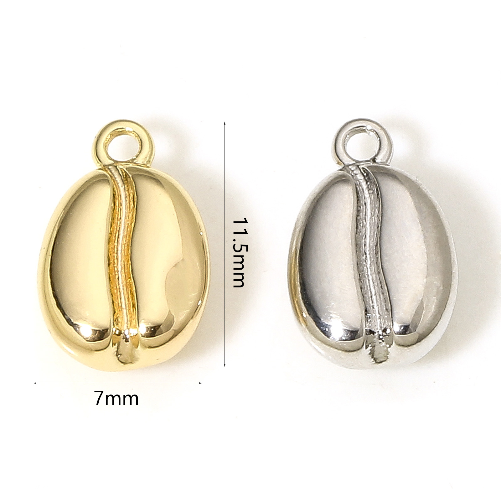 2pcs New Brass Charms Gold Col - 3D Printing Jewellery 评论和价格