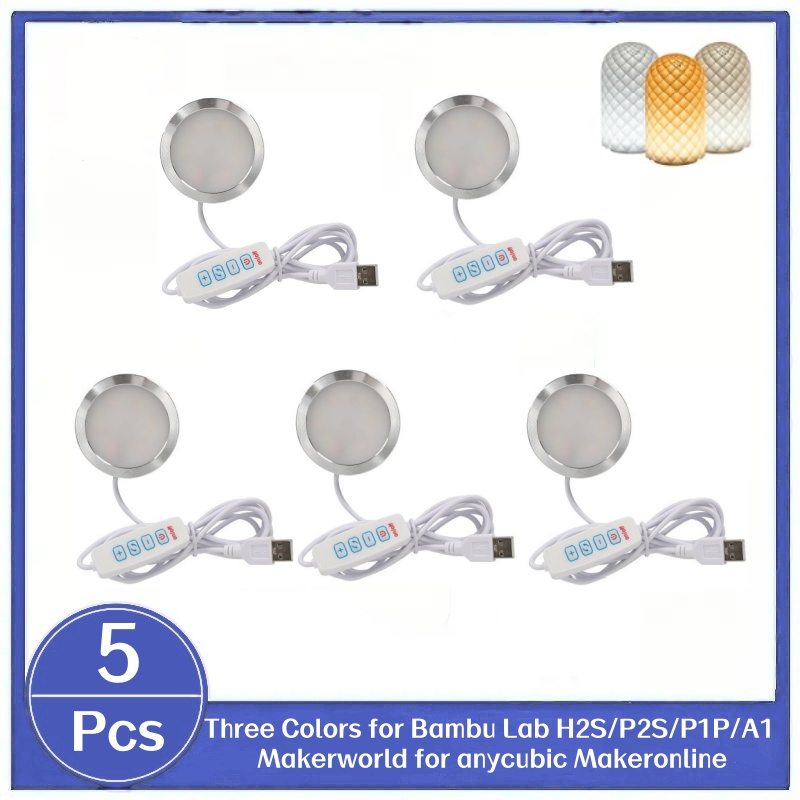 5PCS LED Lamp Kit 001 Three Co - 3D Printing Laptop 评论和价格