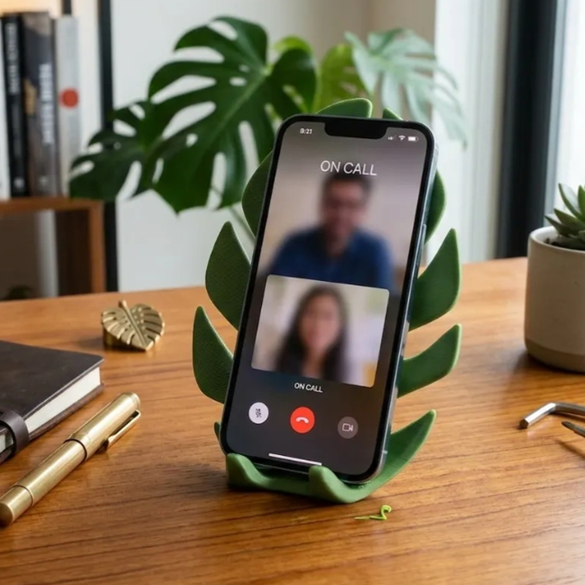 3D Printed Monstera Leaf Phone - 3D Printing Table 评论和价格