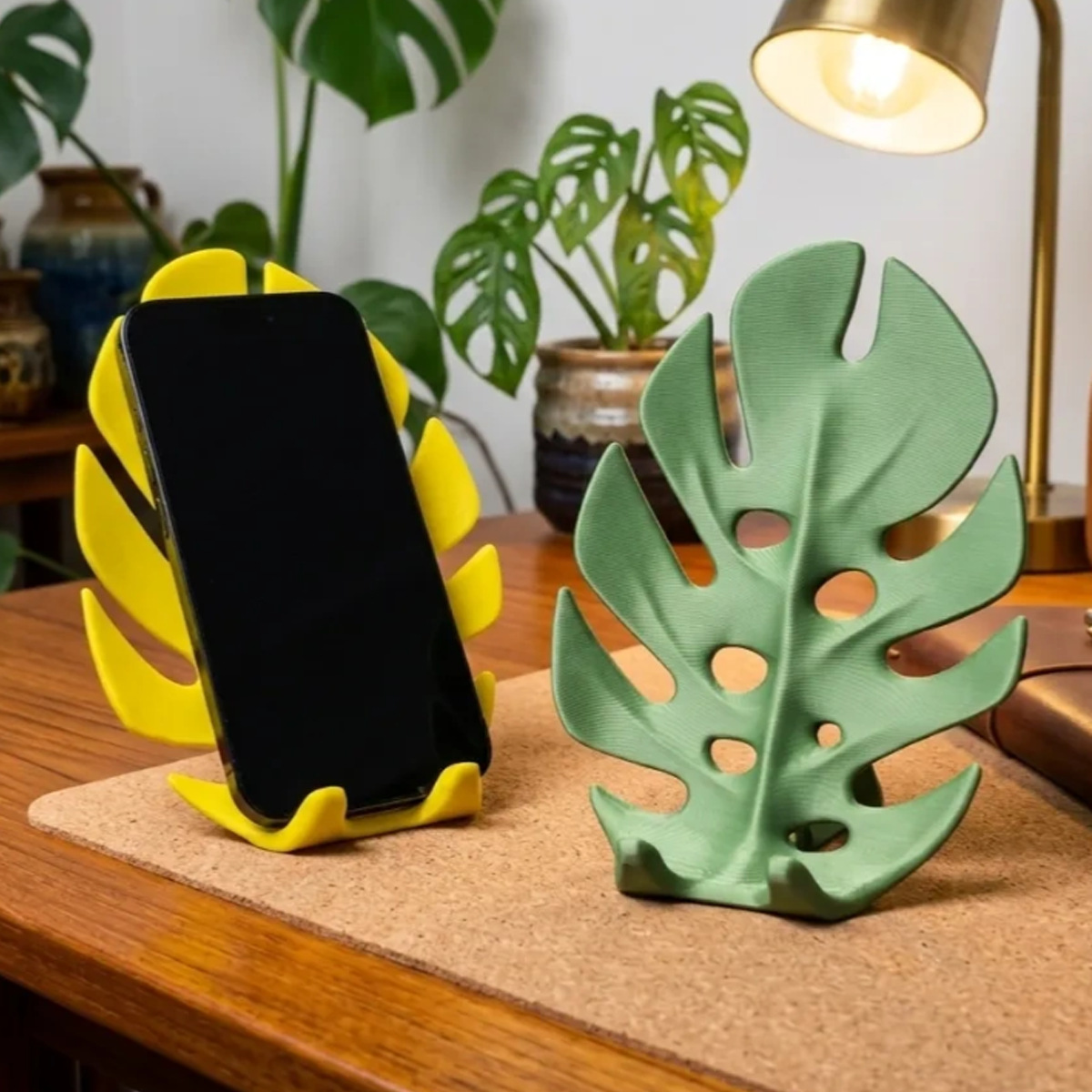 3D Printed Monstera Leaf Phone - 3D Printing Table 评论和价格