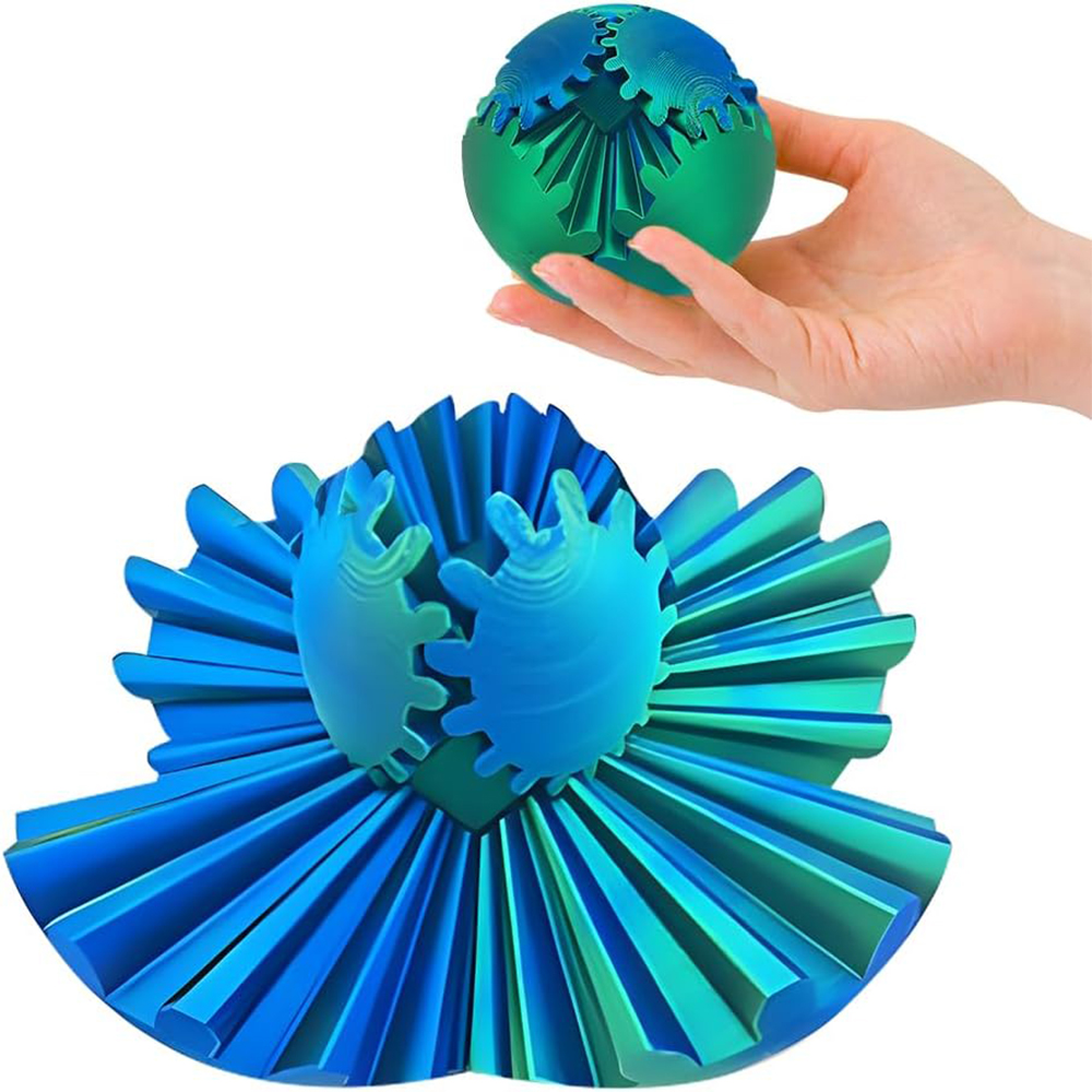 Gear Ball 3D Printed Fidget To - 3D Printing Table 评论和价格