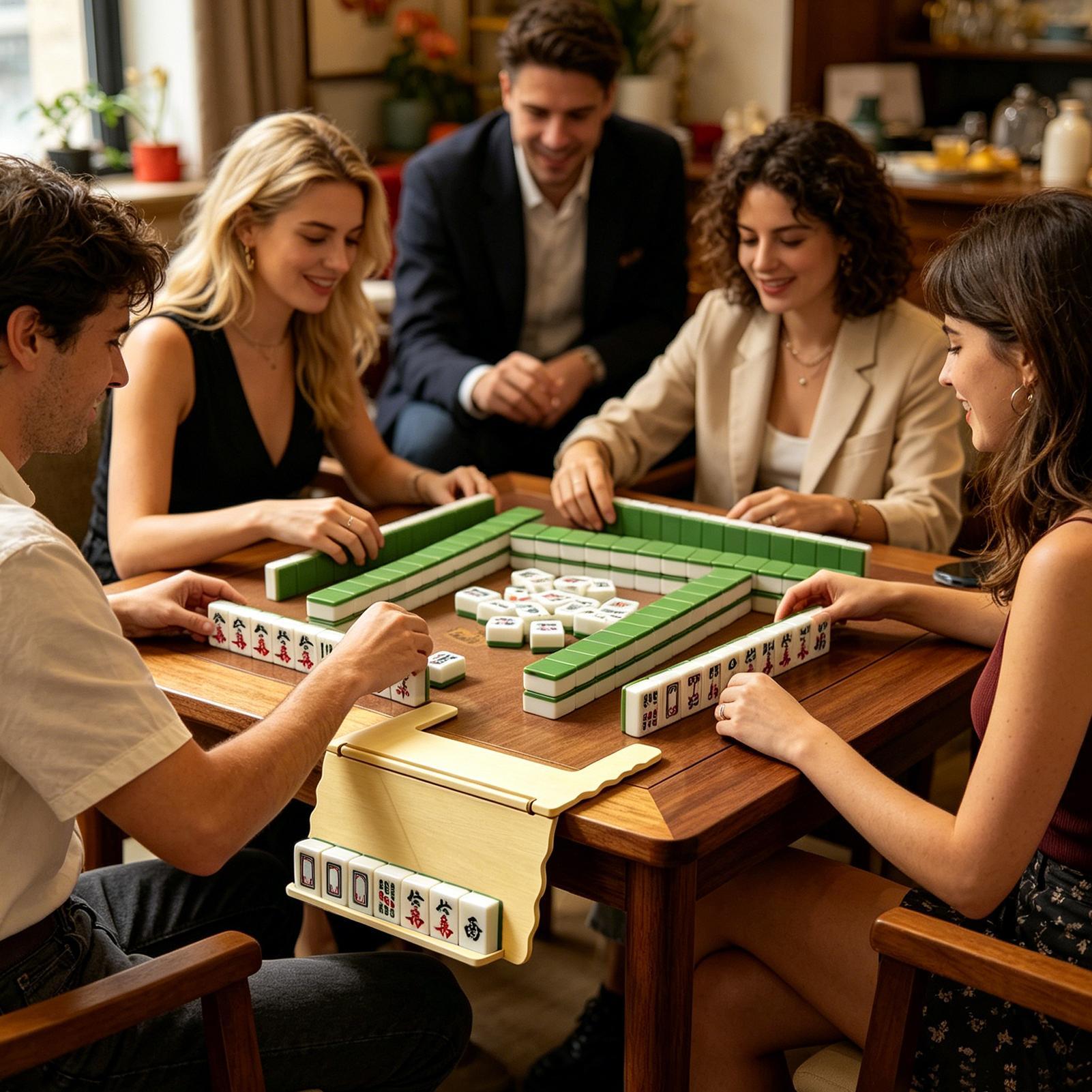 Mahjong Card Holder For Table  - 3D Printing Card 评论和价格