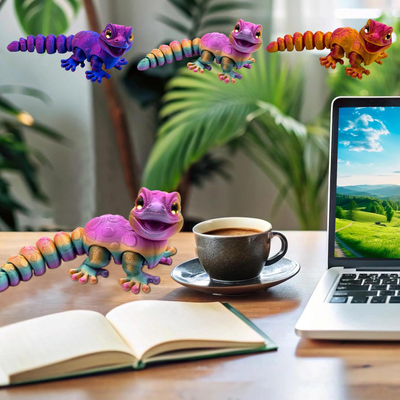 3D Printed Gecko Figurine Liza - 3D Printing Table 评论和价格