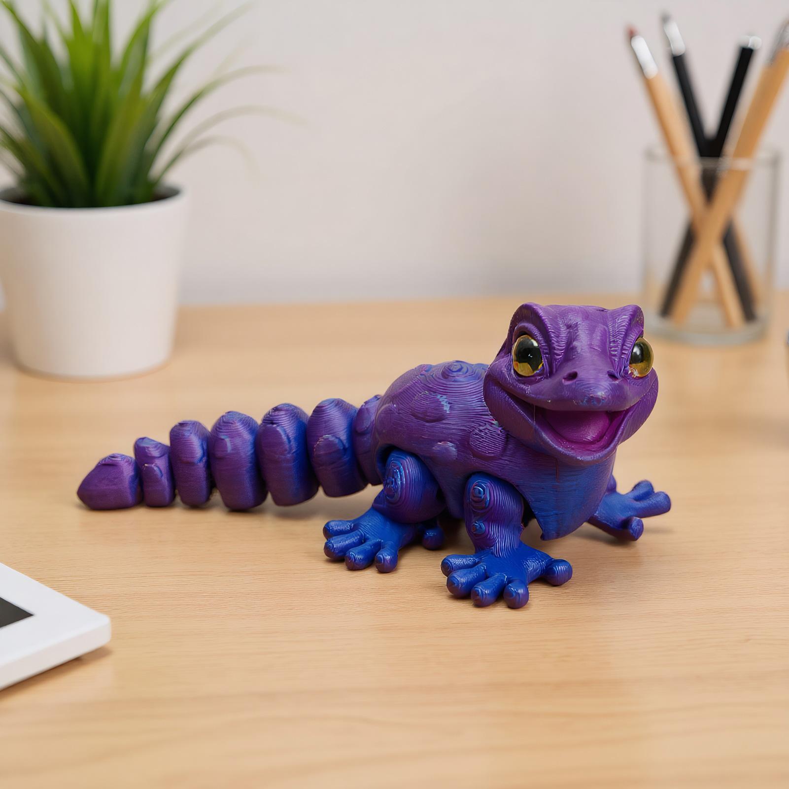 3D Printed Gecko Figurine Liza - 3D Printing Table 评论和价格
