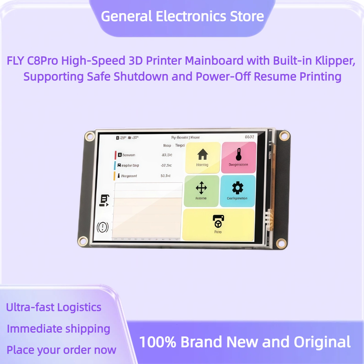 FLY C8Pro High-Speed 3D Printe - 3D Printing Klipper 评论和价格