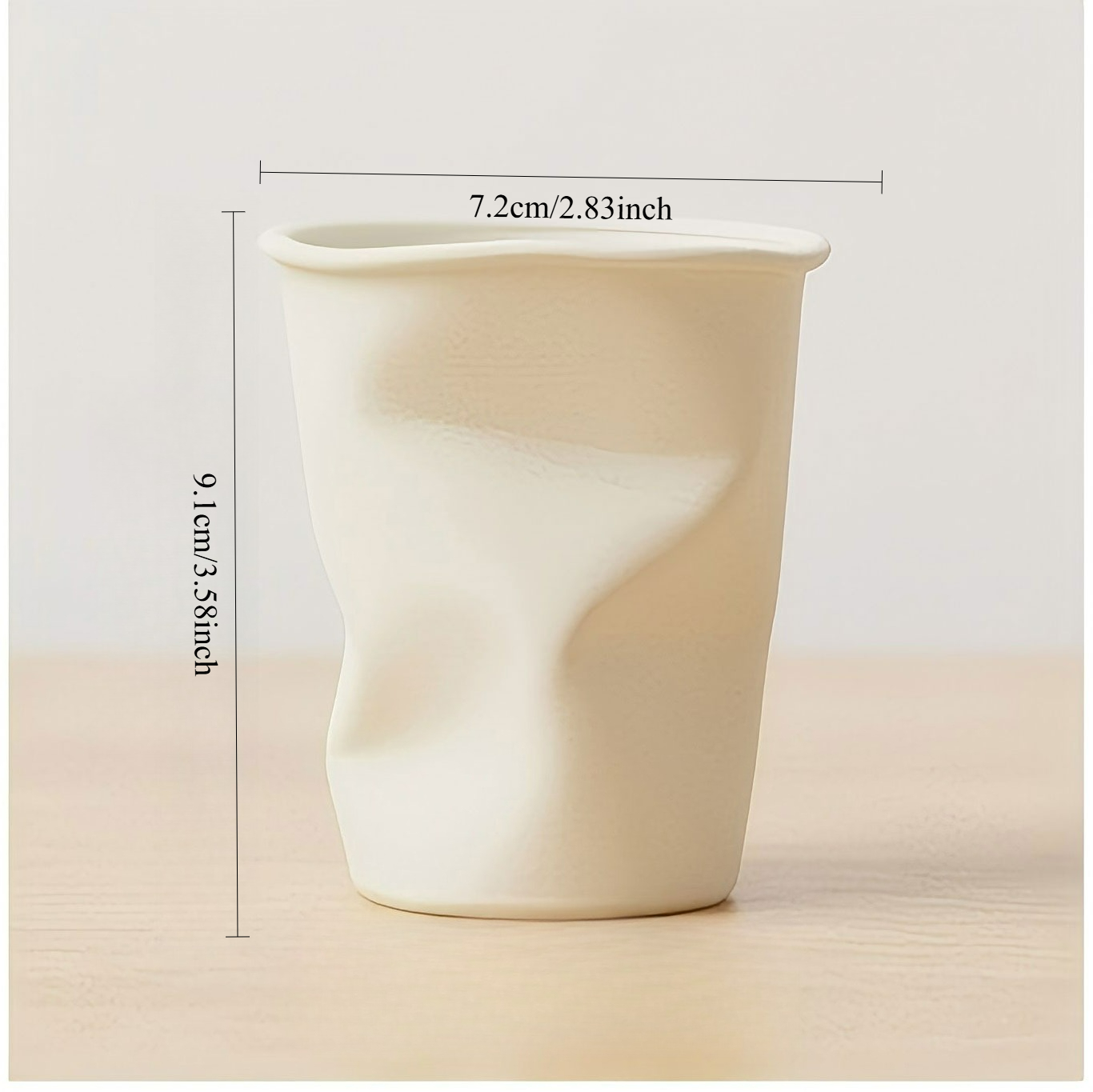 Crinkled Twist Cup Pen Holder  - 3D Printing Vase 评论和价格