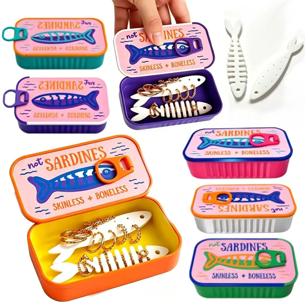 Sardine Tin Jewelry Box 3D Pri - 3D Printing Jewellery 评论和价格
