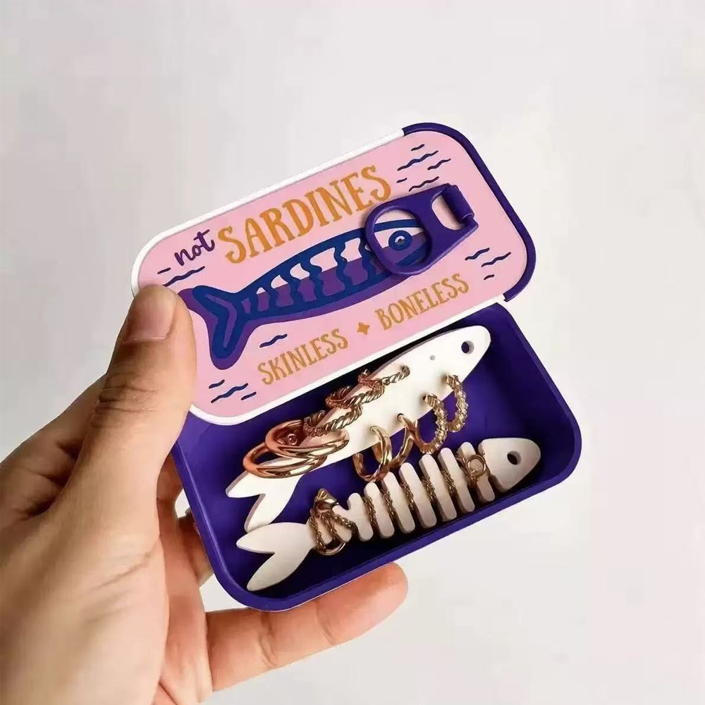 Sardine Tin Jewelry Box 3D Pri - 3D Printing Jewellery 评论和价格