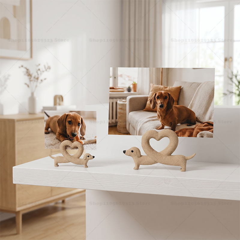 3D Printed Heart Dachshund Pho - 3D Printing Table 评论和价格