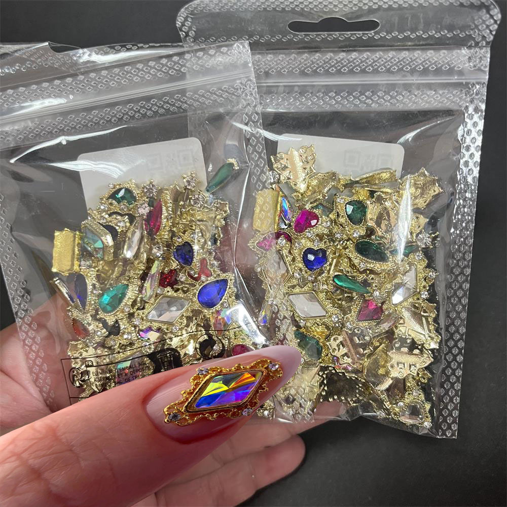 60PCS Mix Nail Art Rhinestones - 3D Printing Jewellery 评论和价格