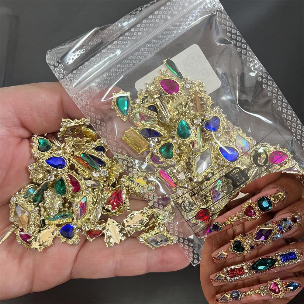 60PCS Mix Nail Art Rhinestones - 3D Printing Jewellery 评论和价格