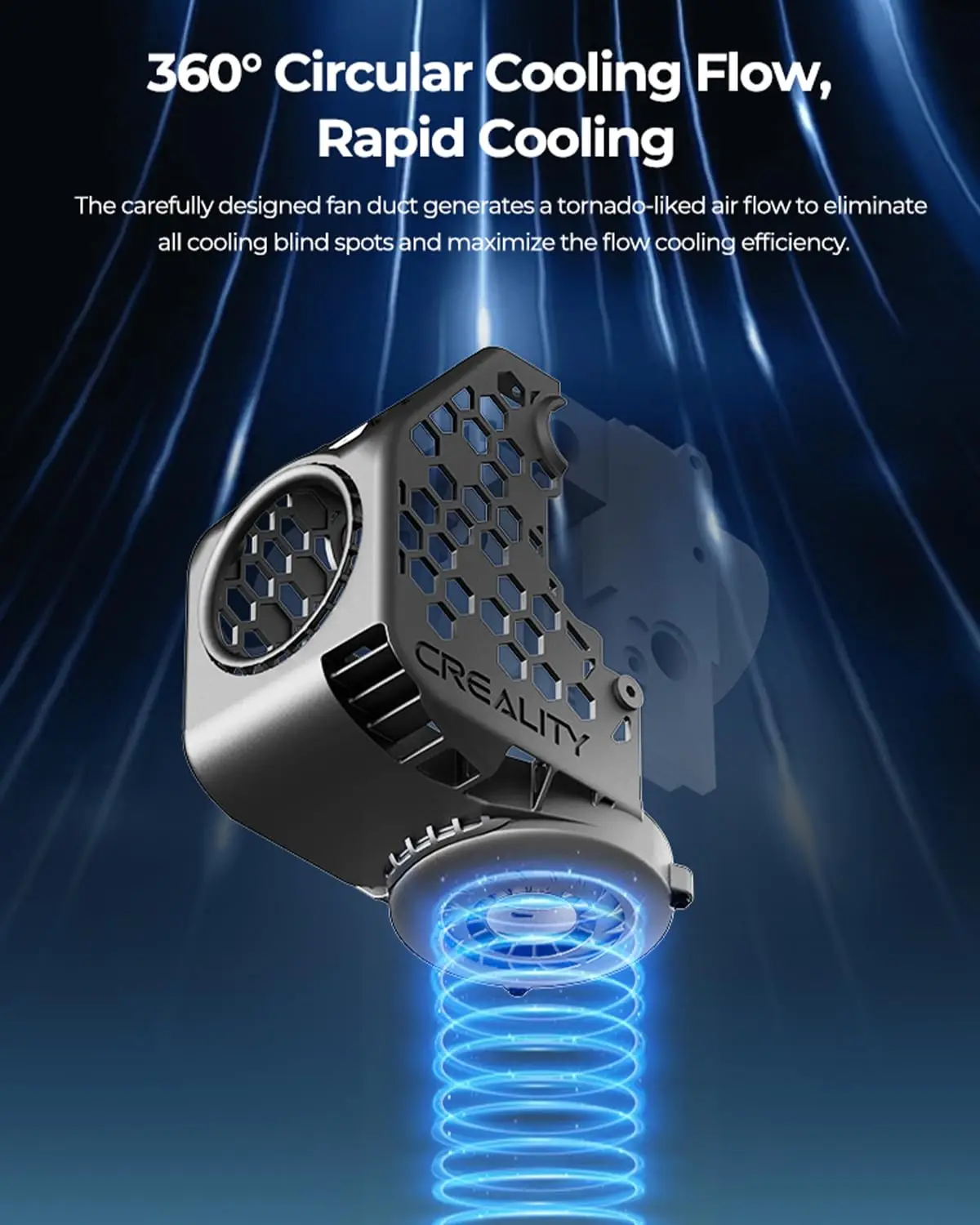 Creality X BEN2C Nautilus Fan  - 3D Printing Overhangs 评论和价格