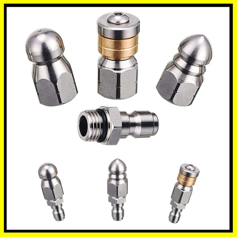Sewer Drain Hose Jet Clearning - Nozzle Cleaning Kit 评论和价格