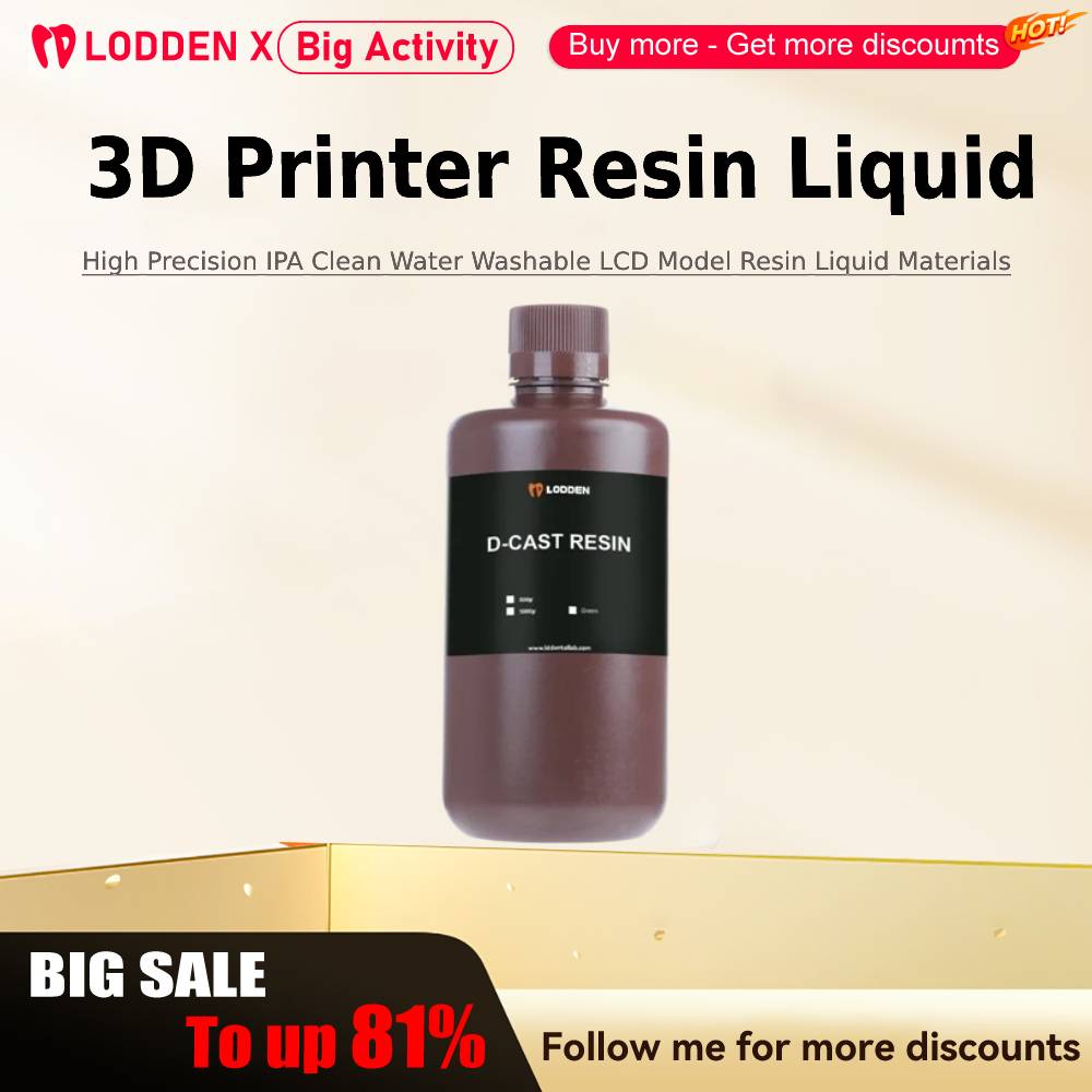 Lodden 3D Printer Resin Liquid - 3D Printing Pdf 评论和价格