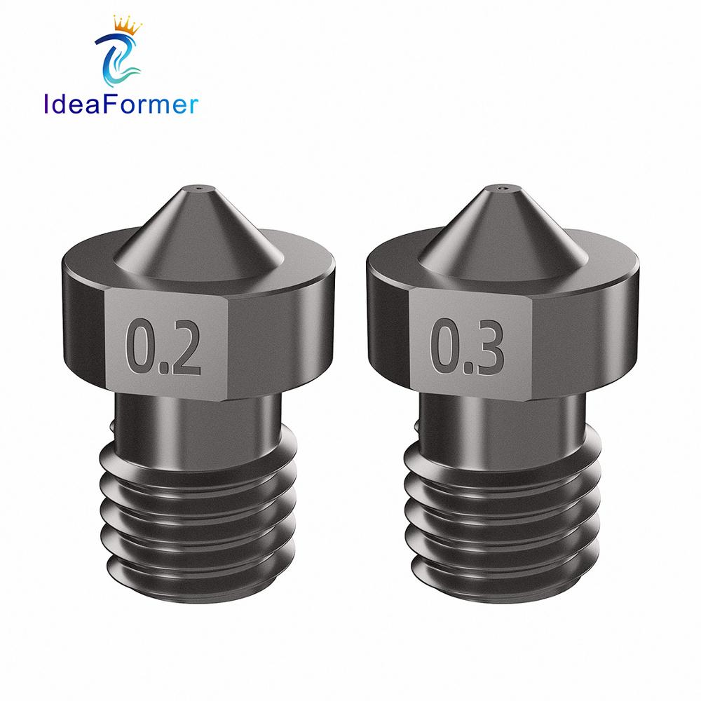 V6 Nozzle Hardened Steel 0.2/0 - 3D Printing Pdf 评论和价格
