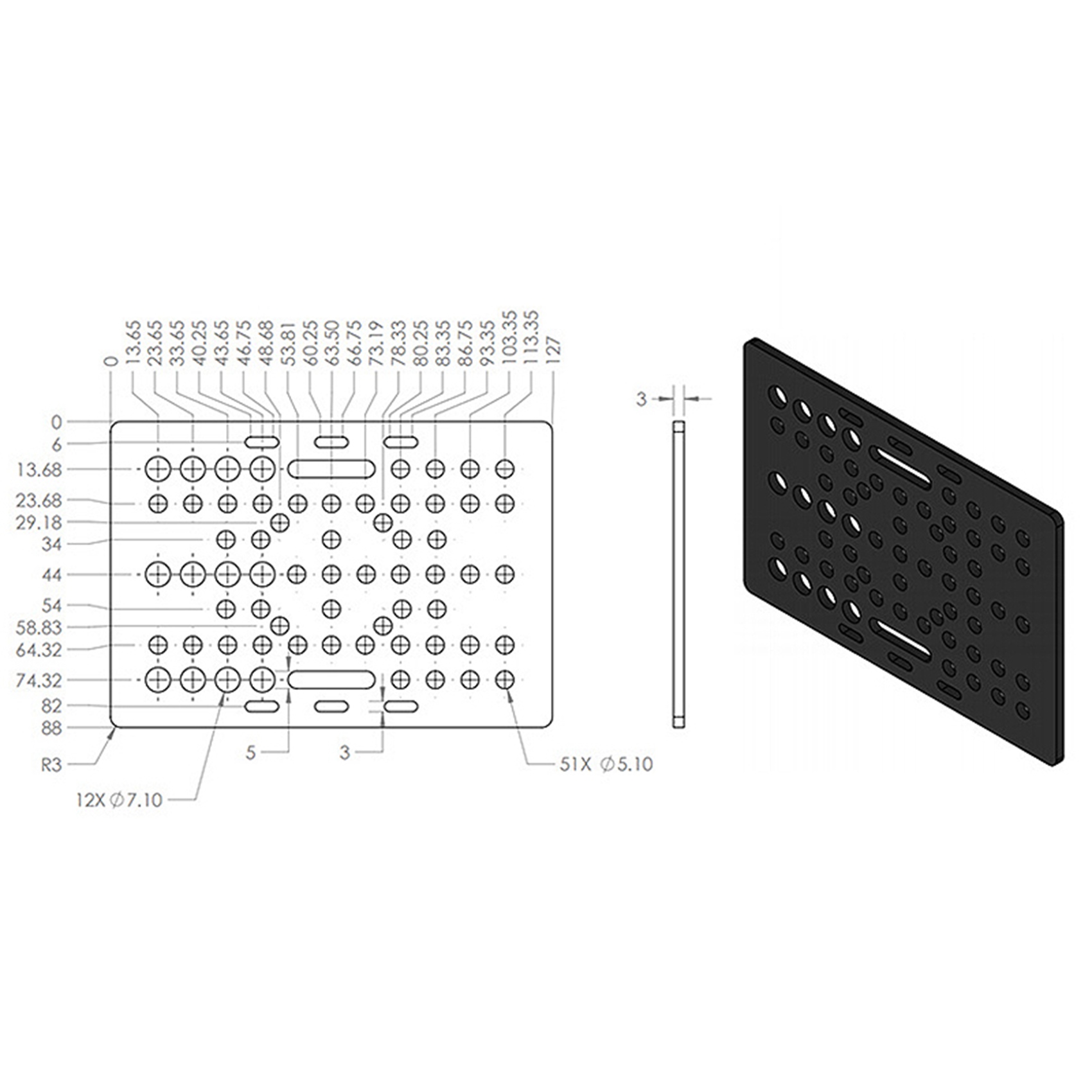 4X CNC Gantry Plate V Slot Uni - V Slot Aluminum Extrusion 评论和价格