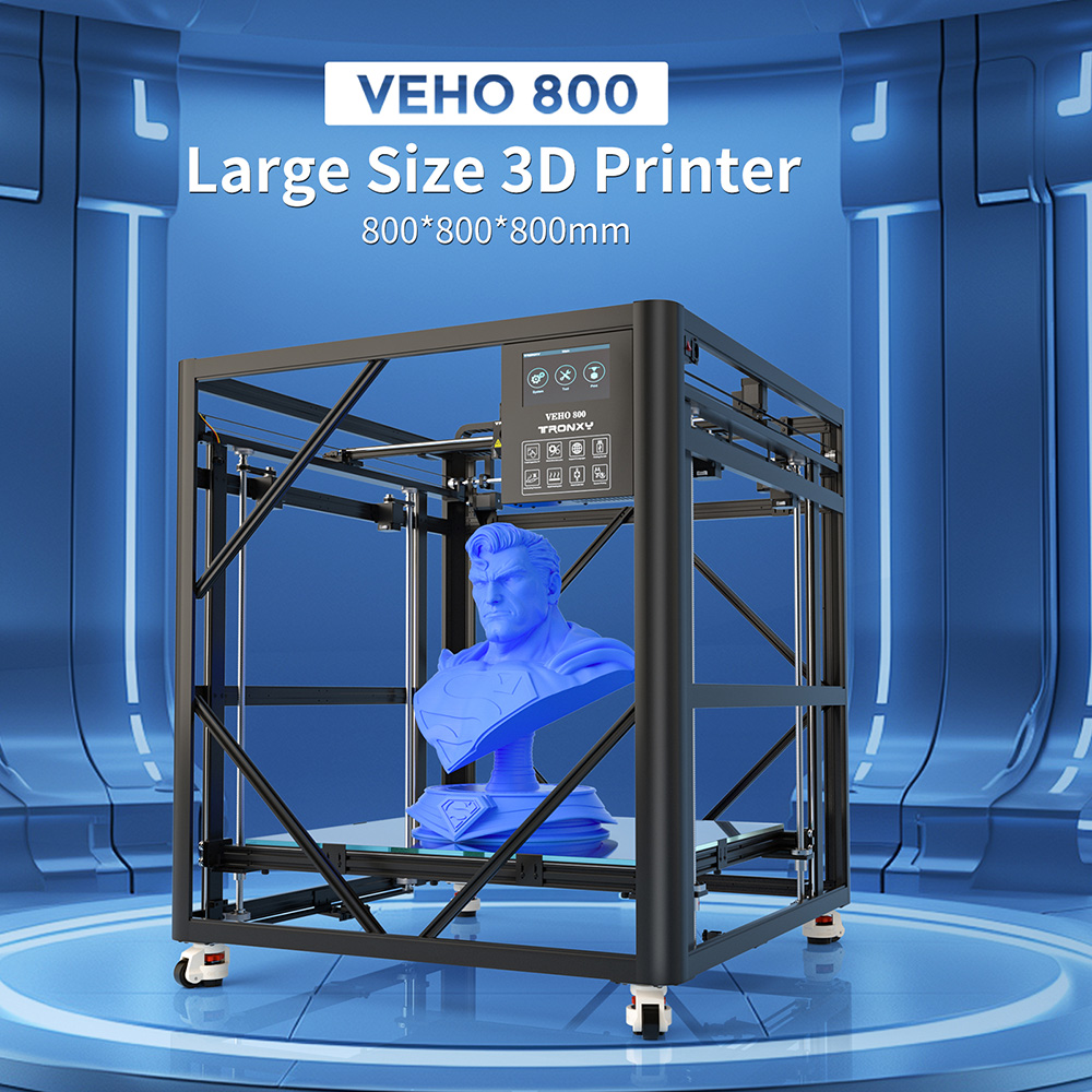 VEHO 800 PRO Large 3D Printer  - 3D Printing Klipper 评论和价格