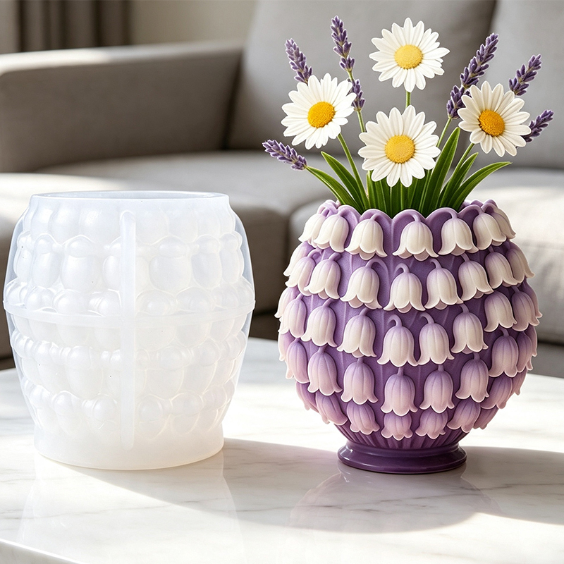 3D Lily of the Valley Vase Sil - 3D Printing Vase 评论和价格