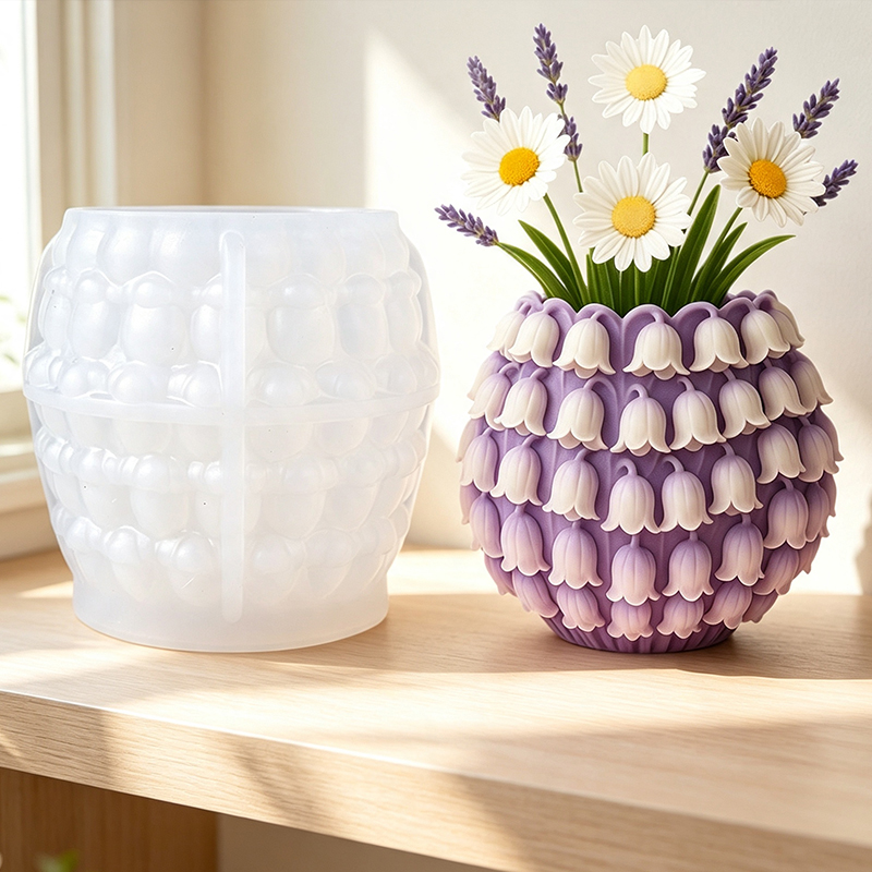 3D Lily of the Valley Vase Sil - 3D Printing Vase 评论和价格