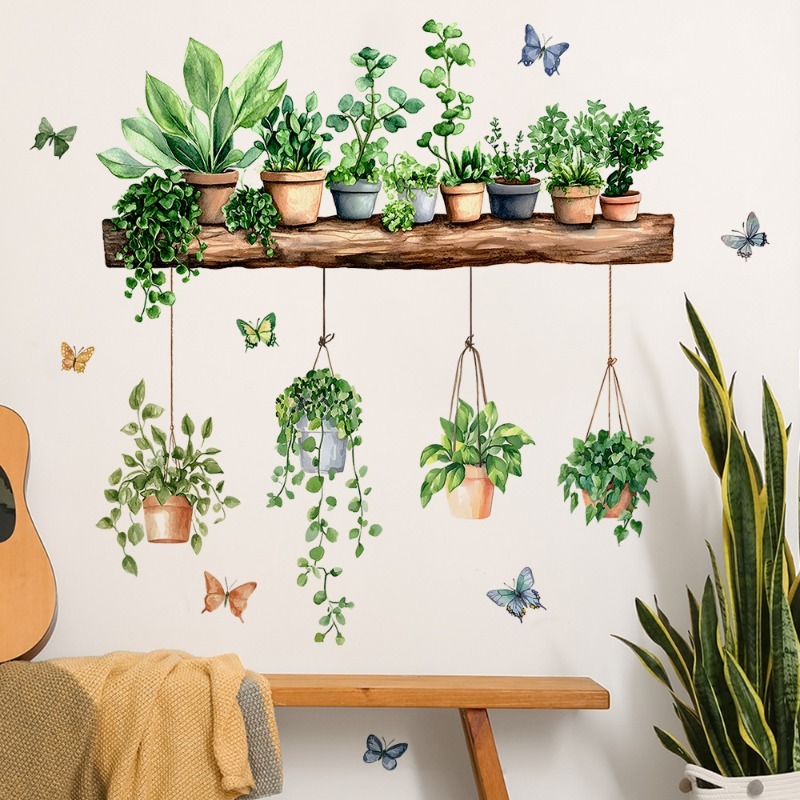 3D Potted Green Plant Shelf Wa - 3D Printing Vase 评论和价格