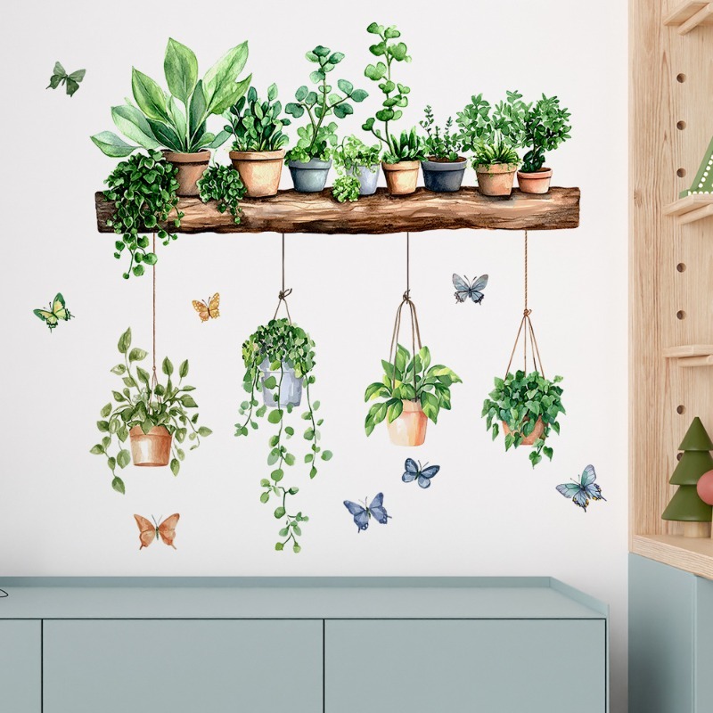 3D Potted Green Plant Shelf Wa - 3D Printing Vase 评论和价格