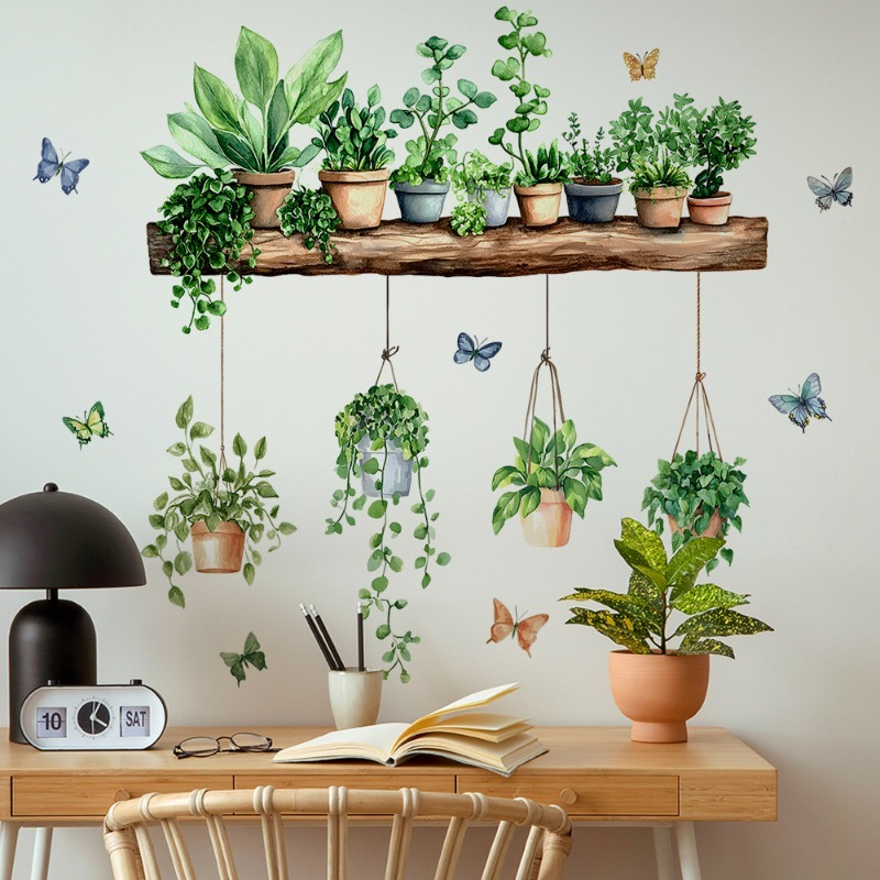 3D Potted Green Plant Shelf Wa - 3D Printing Vase 评论和价格
