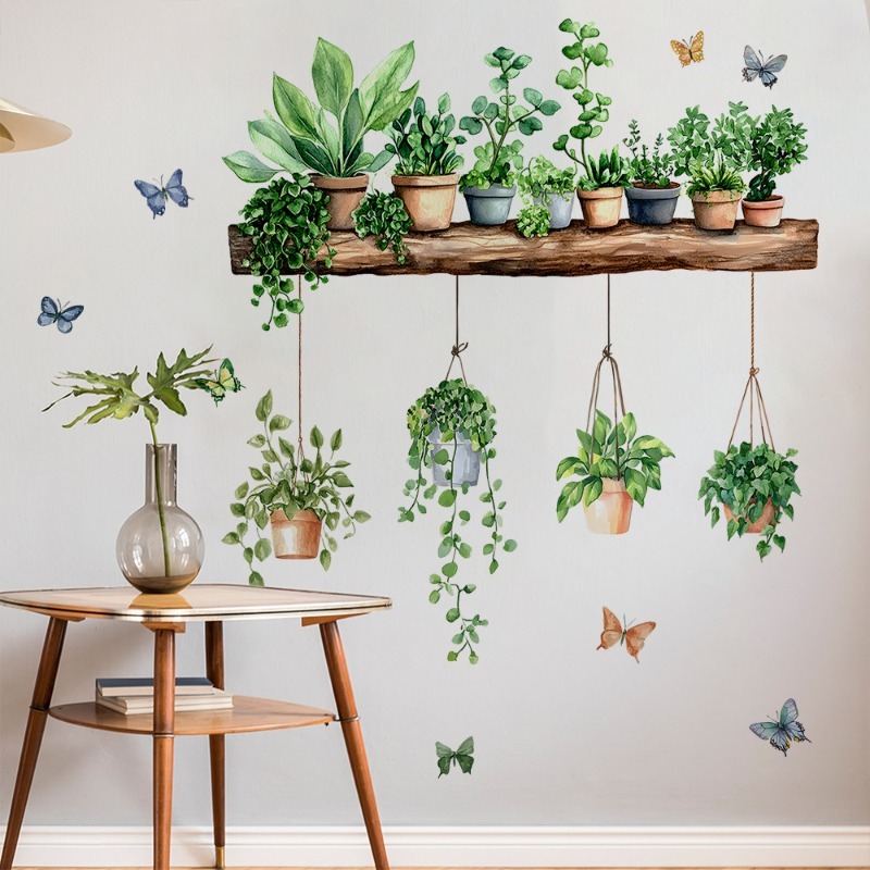 3D Potted Green Plant Shelf Wa - 3D Printing Vase 评论和价格