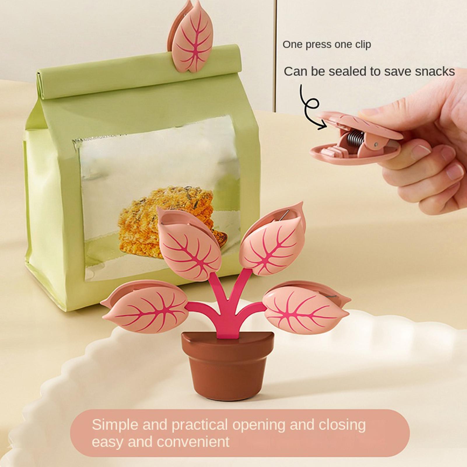 Green Pink Leaves Shaped Food  - 3D Printing Vase 评论和价格
