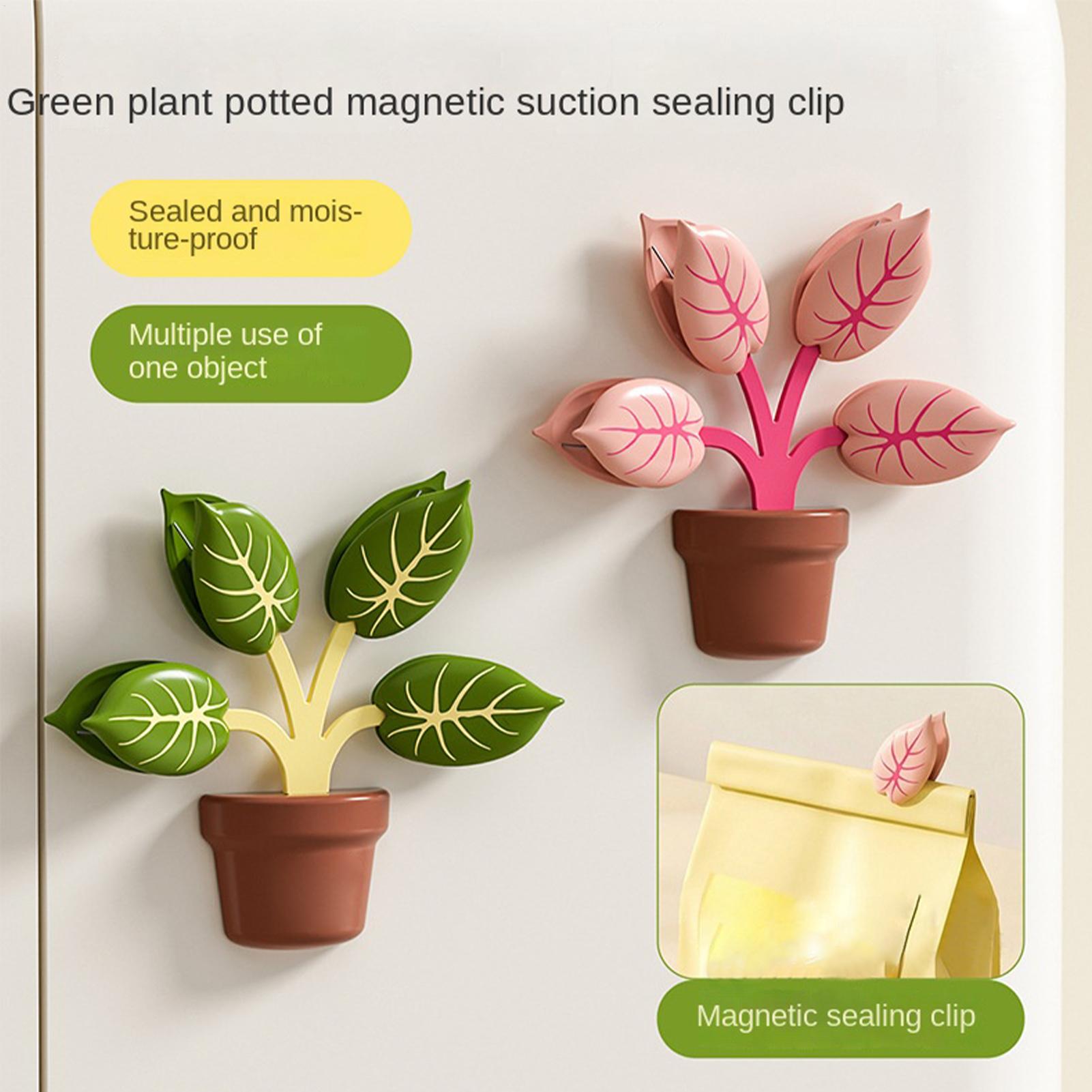 Green Pink Leaves Shaped Food  - 3D Printing Vase 评论和价格