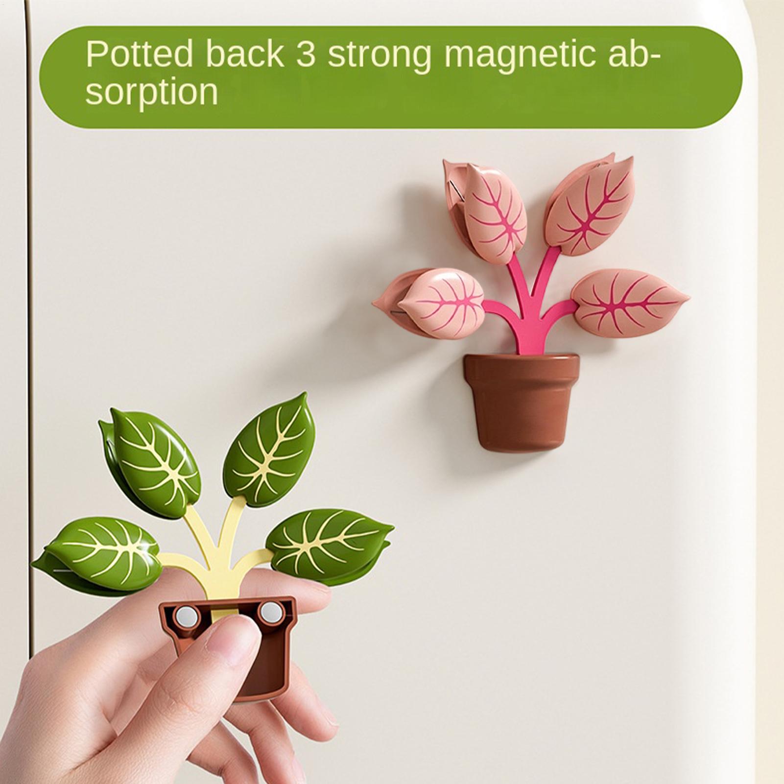 Green Pink Leaves Shaped Food  - 3D Printing Vase 评论和价格