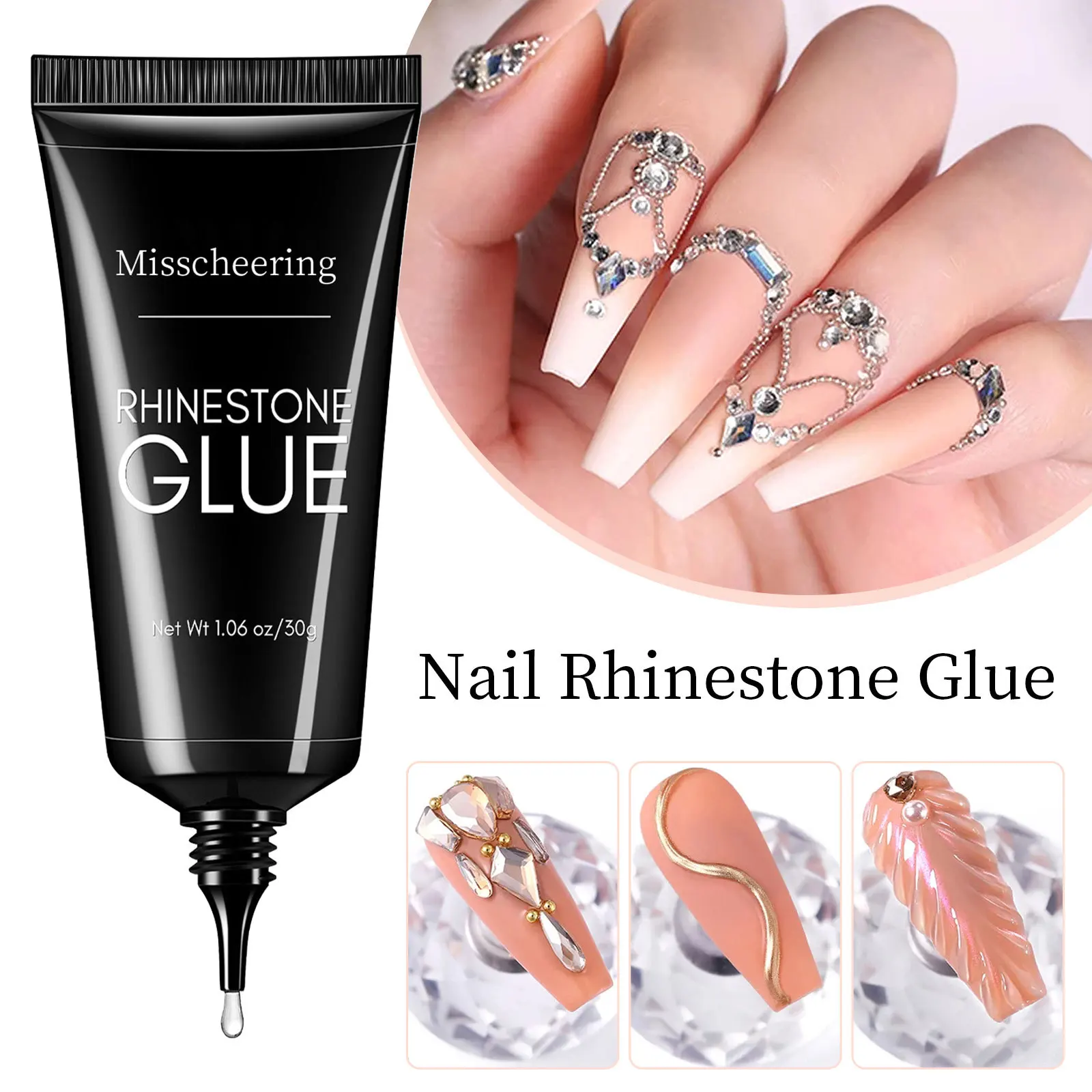 Nail Rhinestone Glue Gel for D - 3D Printing Jewellery 评论和价格