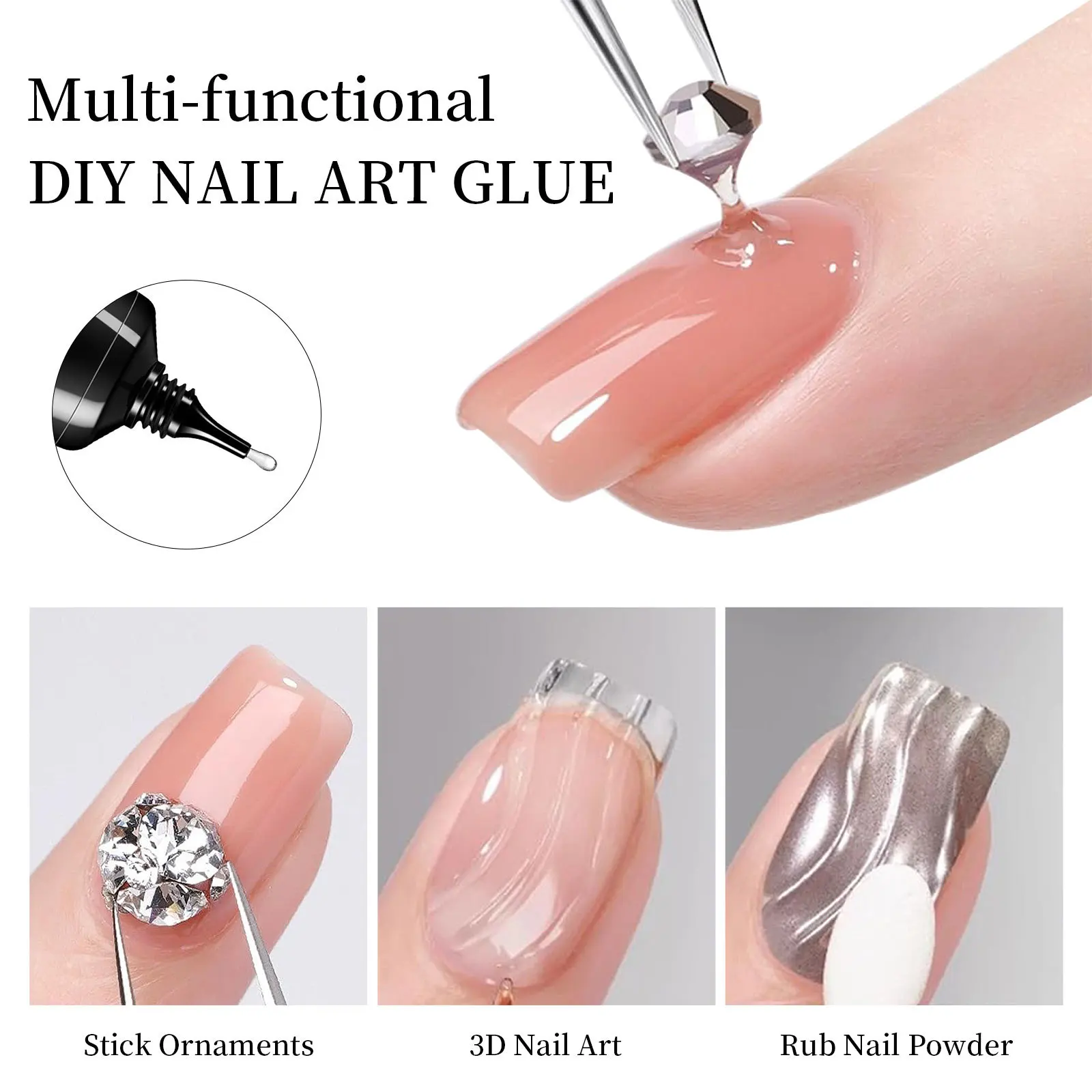 Nail Rhinestone Glue Gel for D - 3D Printing Jewellery 评论和价格