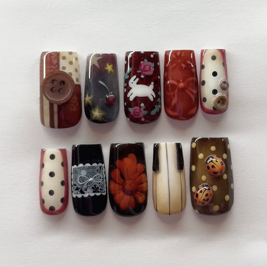 24pcs 3D Button Ladybug Press  - 3D Printing Ptc 评论和价格