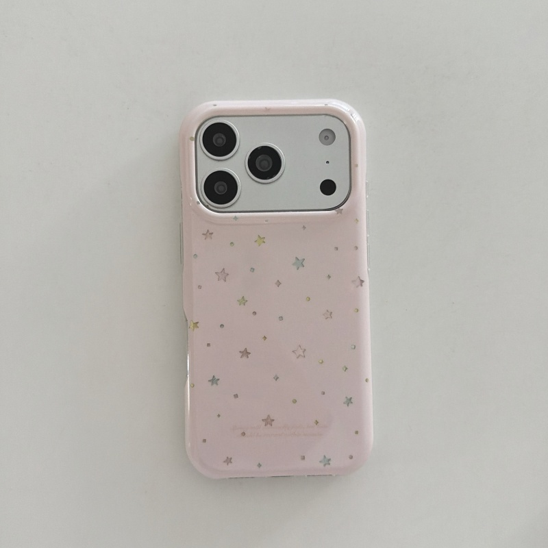 Cute Pink Star Print Phone Cas - 3D Printing Housing 评论和价格