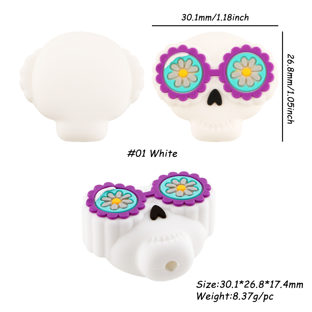 8pcs 3D Silicone Focus Beads A - 3D Printing Jewellery 评论和价格