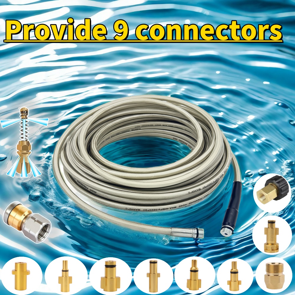 Sewer Drain Water Cleaning Hos - Nozzle Cleaning Kit 评论和价格