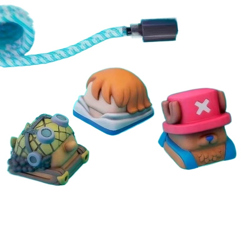 One Piece Chopper Nami anime c - 3D Printing Keyboard Keys 评论和价格