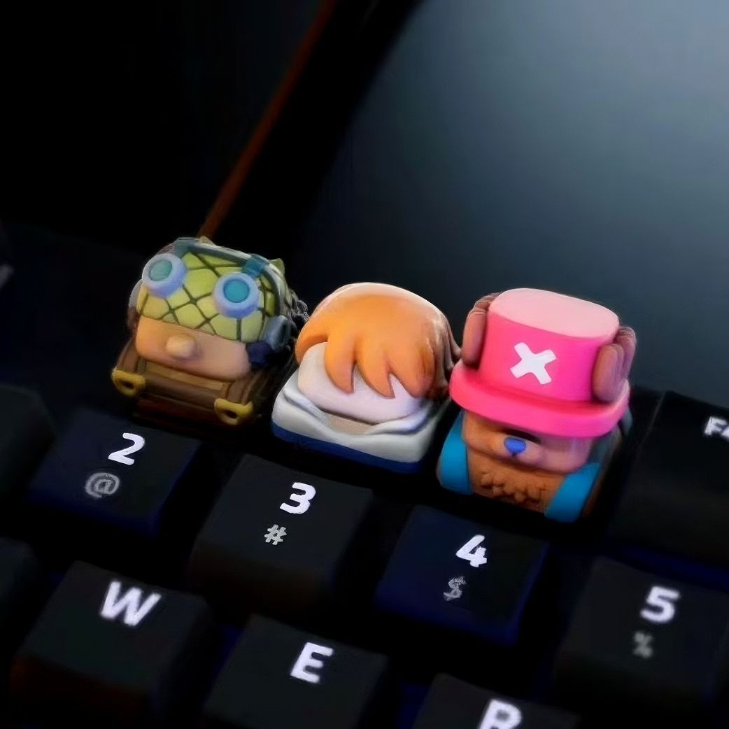 One Piece Chopper Nami anime c - 3D Printing Keyboard Keys 评论和价格