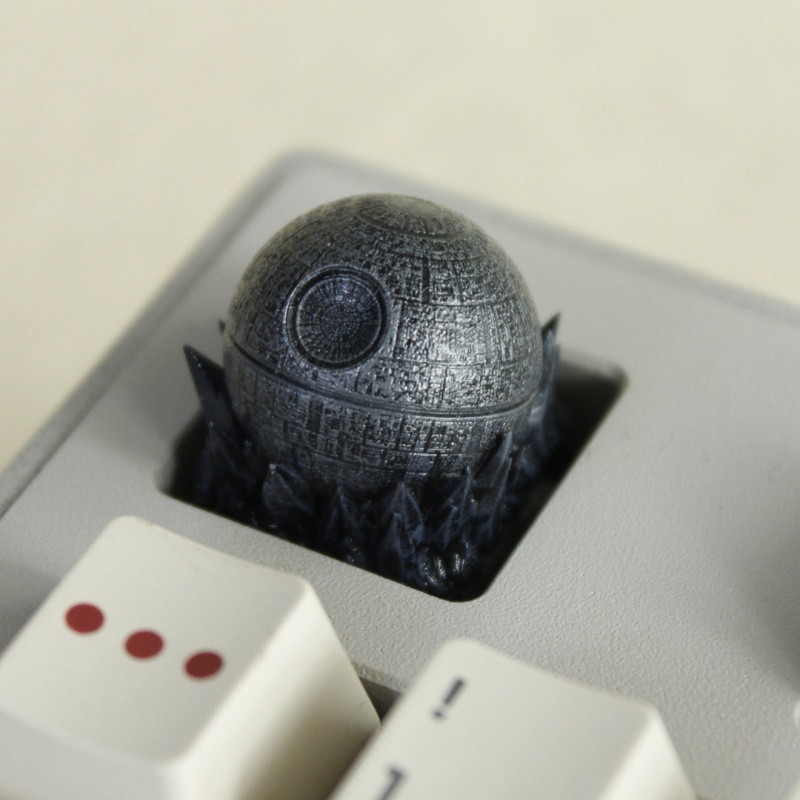 HCY Death Star Artisan Keycap  - 3D Printing Keyboard Keys 评论和价格