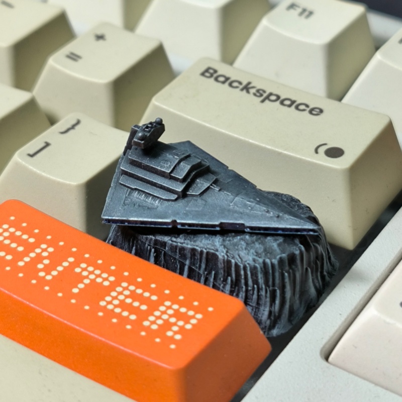 HCY Death Star Artisan Keycap  - 3D Printing Keyboard Keys 评论和价格