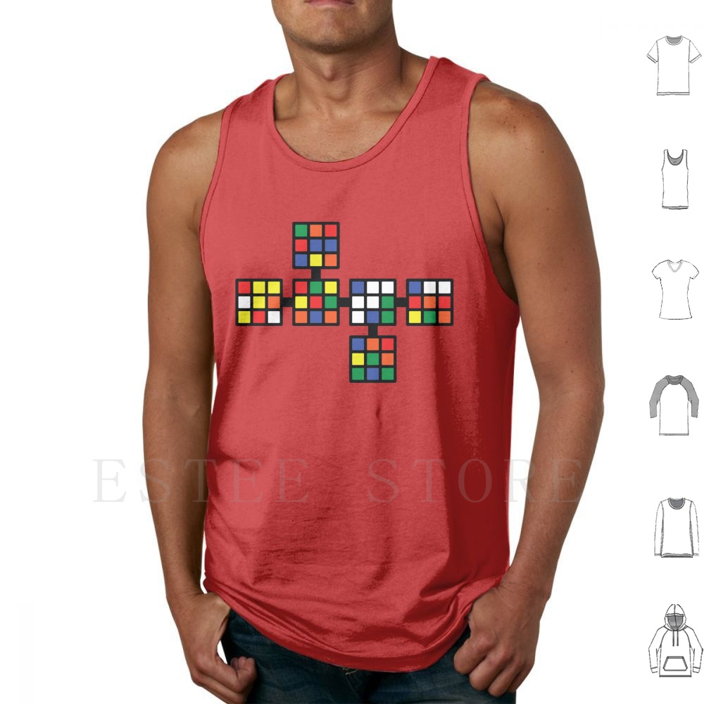 Tank Tops Vest Sleeveless Cube - 3D Printing Nerd 评论和价格