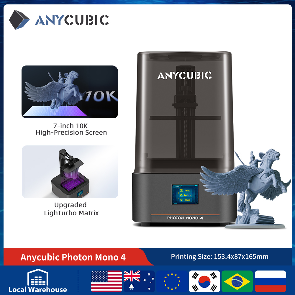 PRESALE ANYCUBIC Photon Mono 4 - 3D Printing Uv Resin 评论和价格
