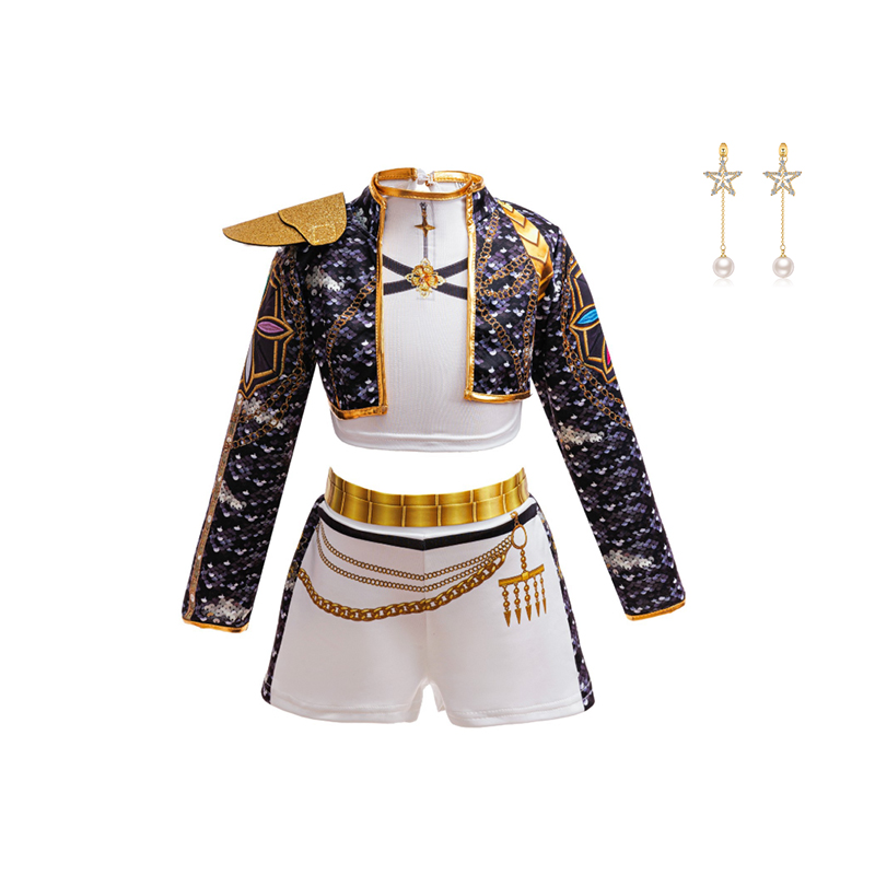 Girls Hip‑Hop 3D Print Gold Tr - 3D Printing Jewellery 评论和价格